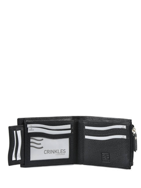 Portefeuille Leder Crinkles Grijs caviar 14260 ander zicht 1